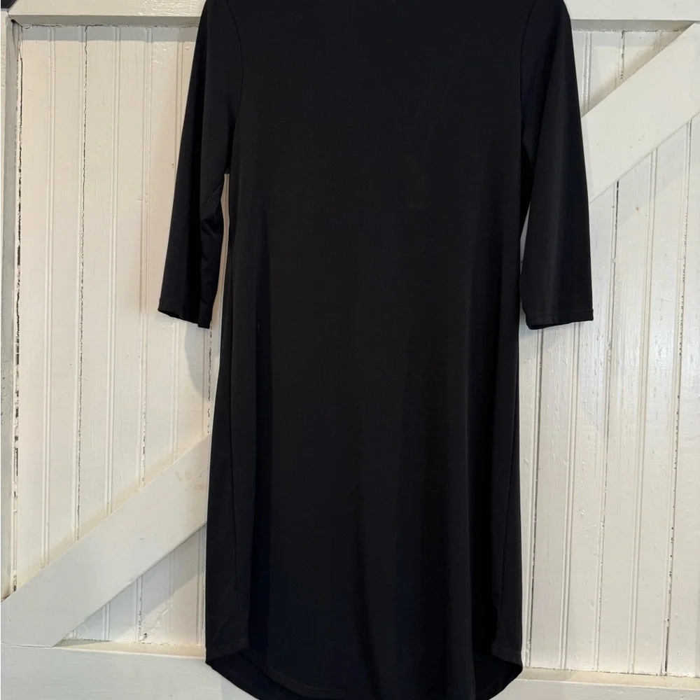 Piphany Marlot Black V Neck Dress Size Small NWT - Picture 3 of 8